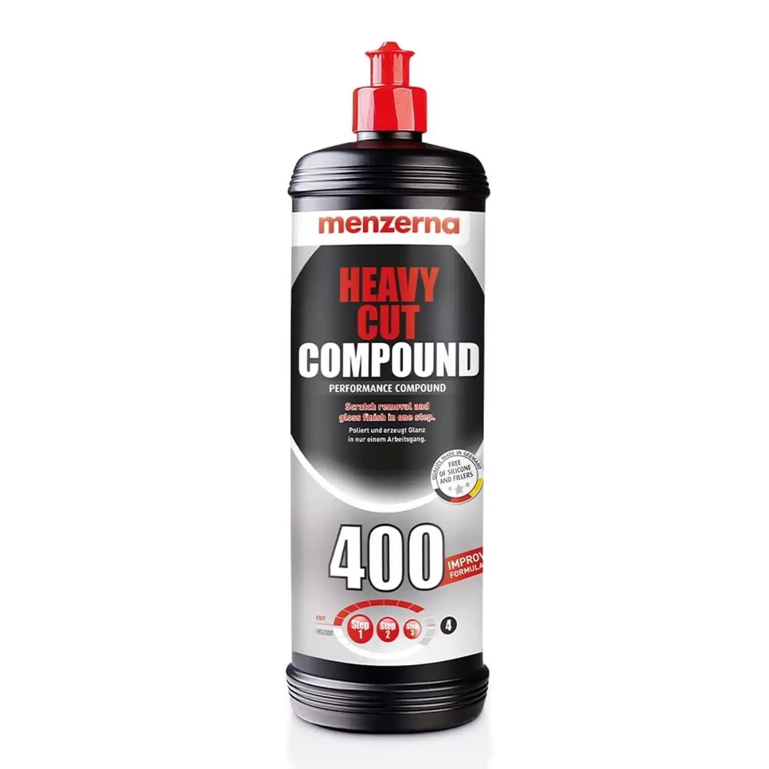 MENZERNA Yeni 400 Ağır Çizik Giderici Kalın Pasta 1 Kg