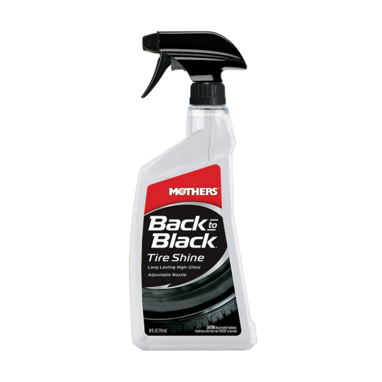 Mothers Black To Black Aşırı Parlak Lastik Parlatıcı Sprey 710 ml