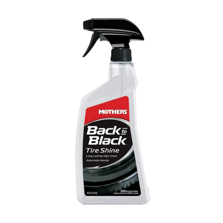 Mothers Black To Black Aşırı Parlak Lastik Parlatıcı Sprey 710 ml