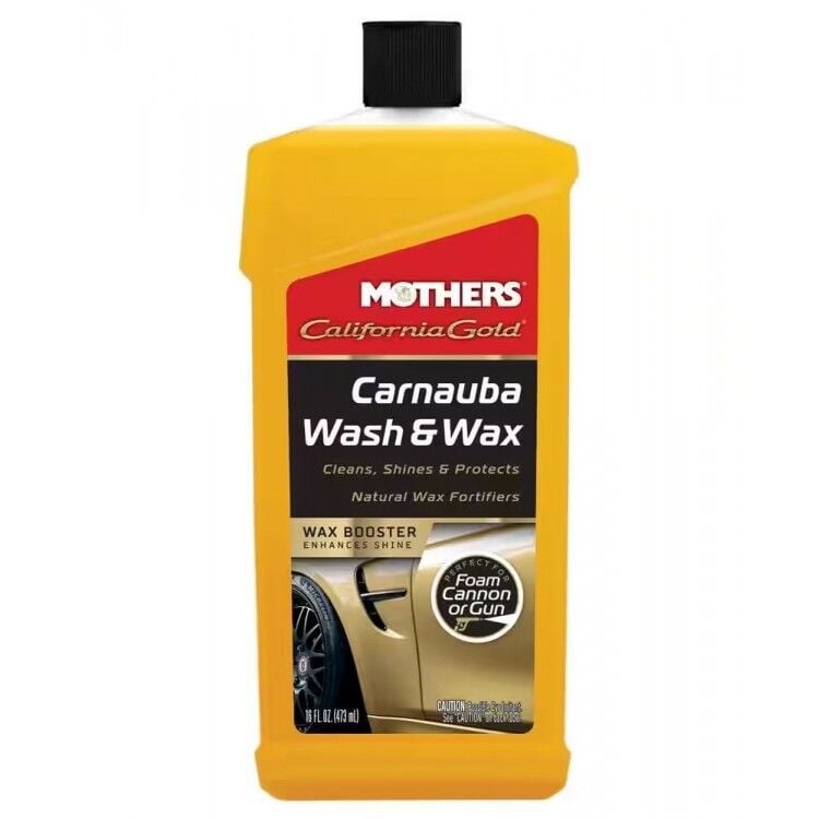 Mothers California Gold Carnauba Wash & Wax Cilalı Şampuan 473 ml