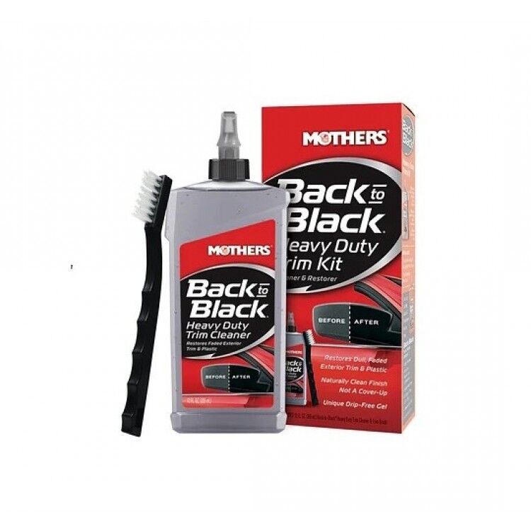 Mothers Black To Black Heavt Duty Trim Cleaner Trip ve Plastik Temizleyici ve Yenileyici Seti 355 ml