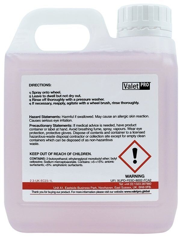 Valet Pro Dragons Breath Demir Tozu Sökücü 1 lt