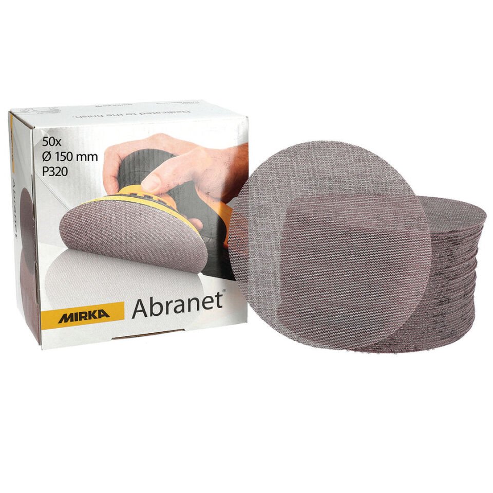 ABRANET 150mm Cırt Tel Zımpara P80 Kum 50 adet