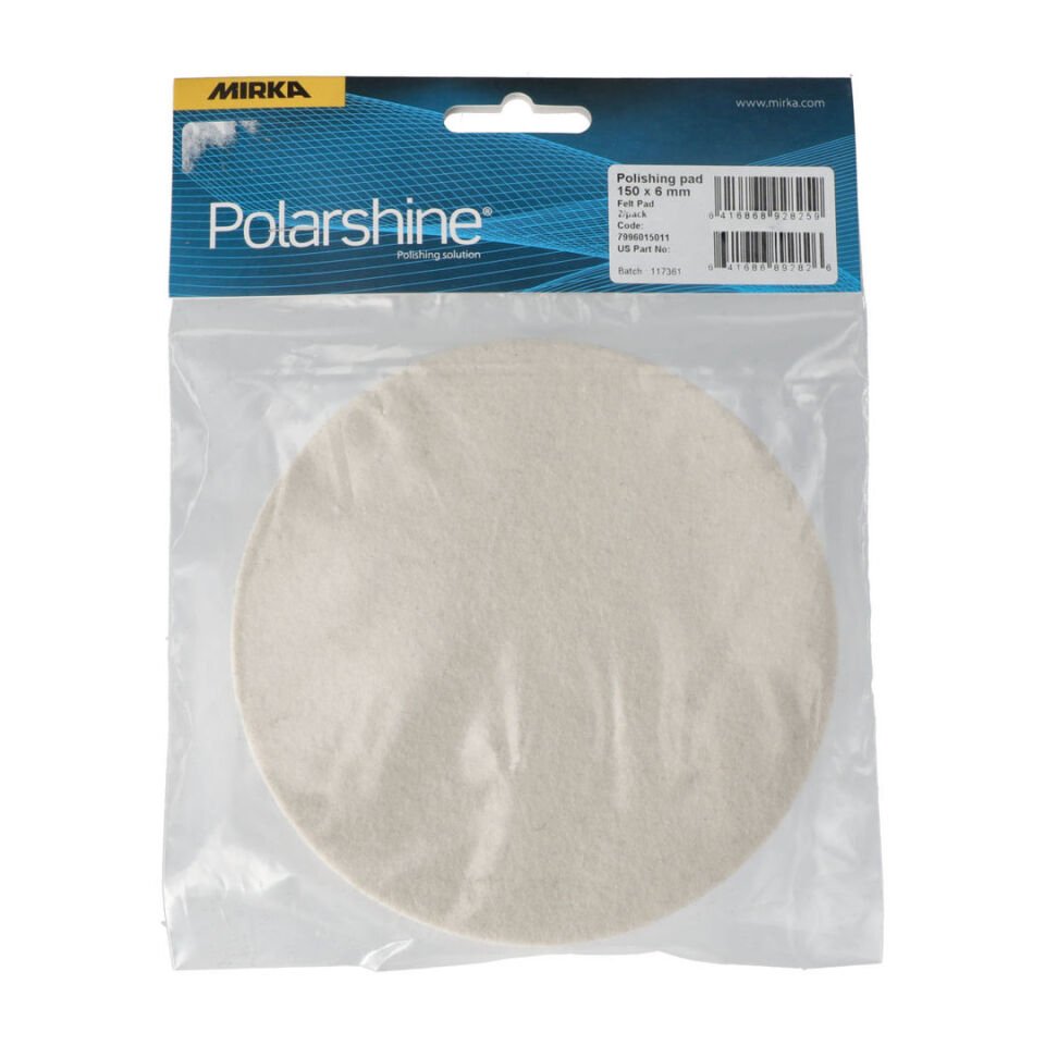 Mirka Cam Çizik Giderici Keçe 125 mm