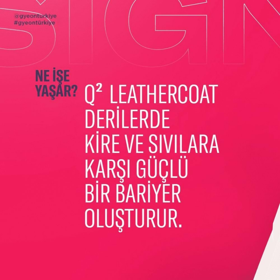 GYEON Q² Leather Coat Deri Yüzeyler İçin Bakım ve Koruma 120 ml