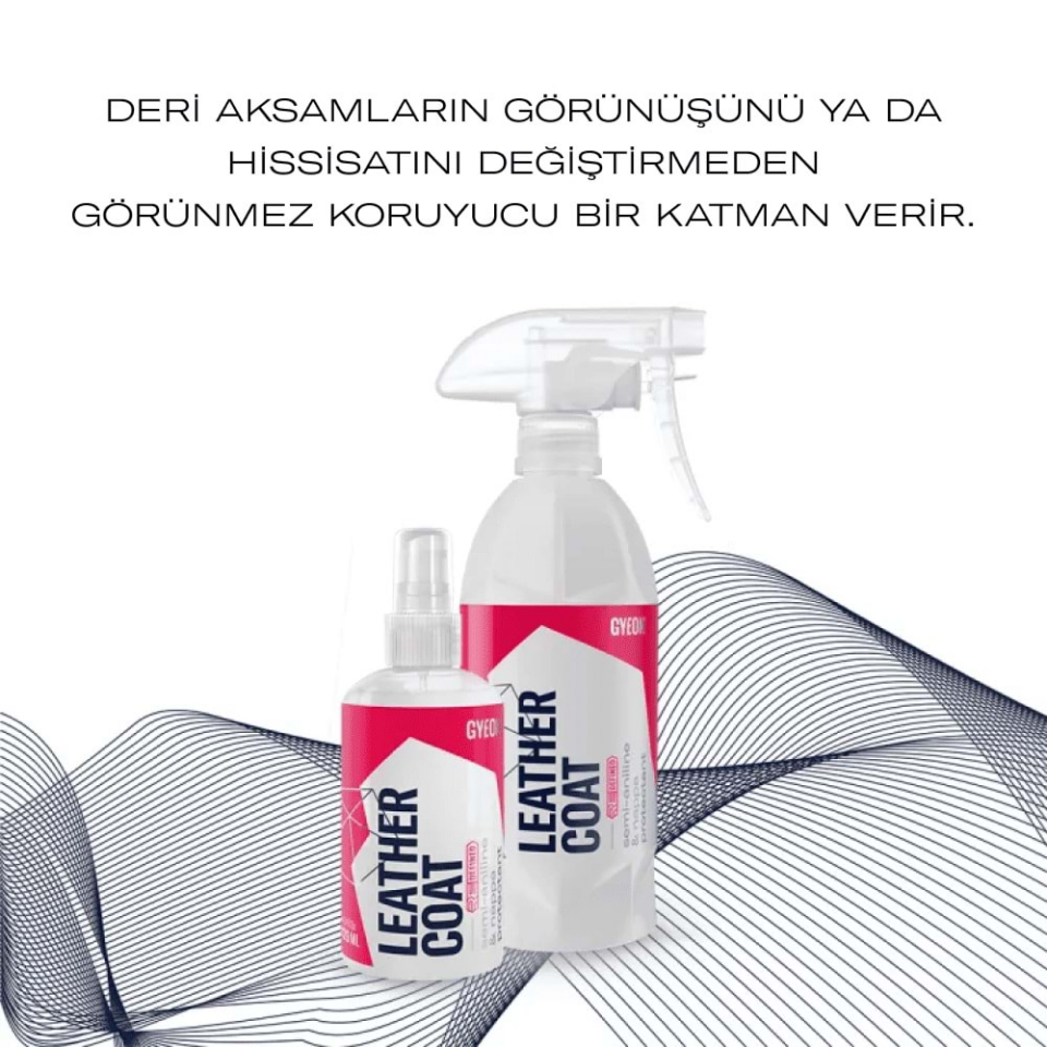 GYEON Q² Leather Coat Deri Yüzeyler İçin Bakım ve Koruma 120 ml