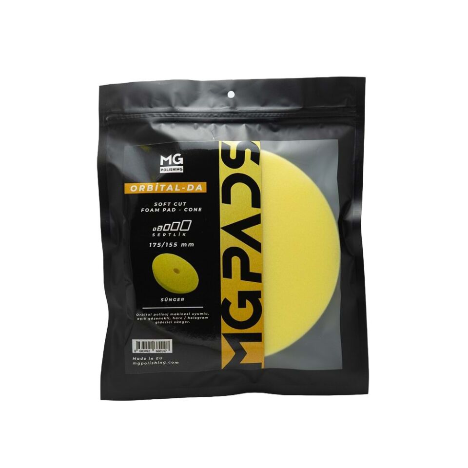 MG Pads Orbital Sarı Hare Giderici Süngeri 150/130 mm