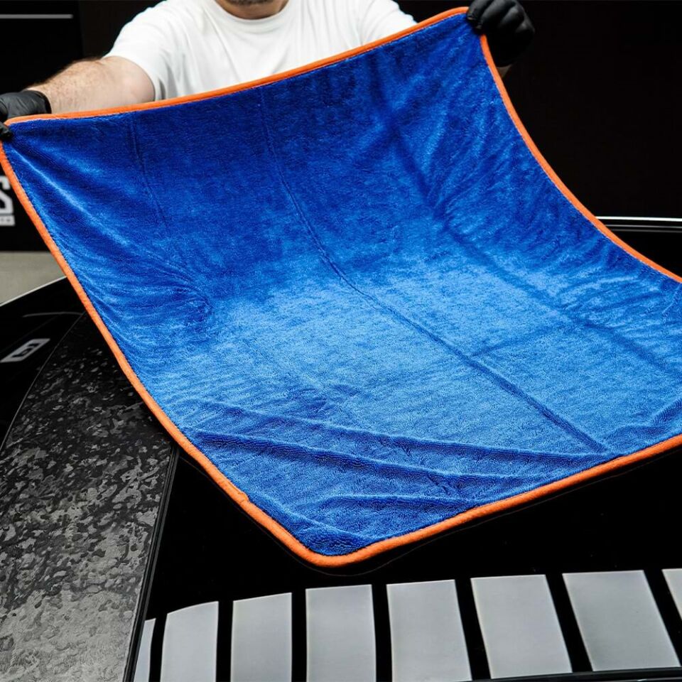 KLIN Drying Zero HD Mikrofiber Kurulama Havlusu 800 GSM Mavi 90x70 cm
