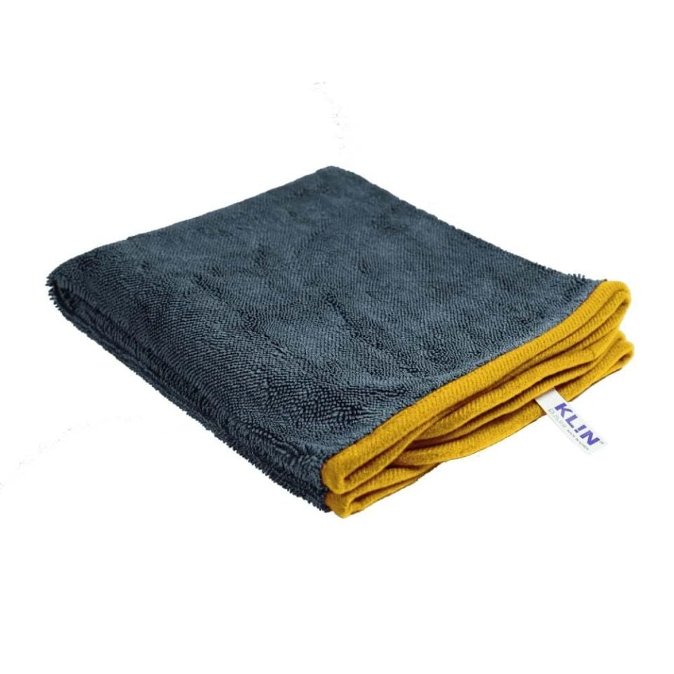 KLIN Drying Zero HD Mikrofiber Kurulama Havlusu 800 GSM Gri 80x50 cm