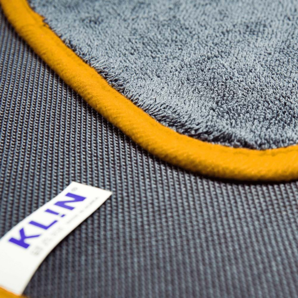 KLIN Drying Zero HD Mikrofiber Kurulama Havlusu 800 GSM Gri 80x50 cm