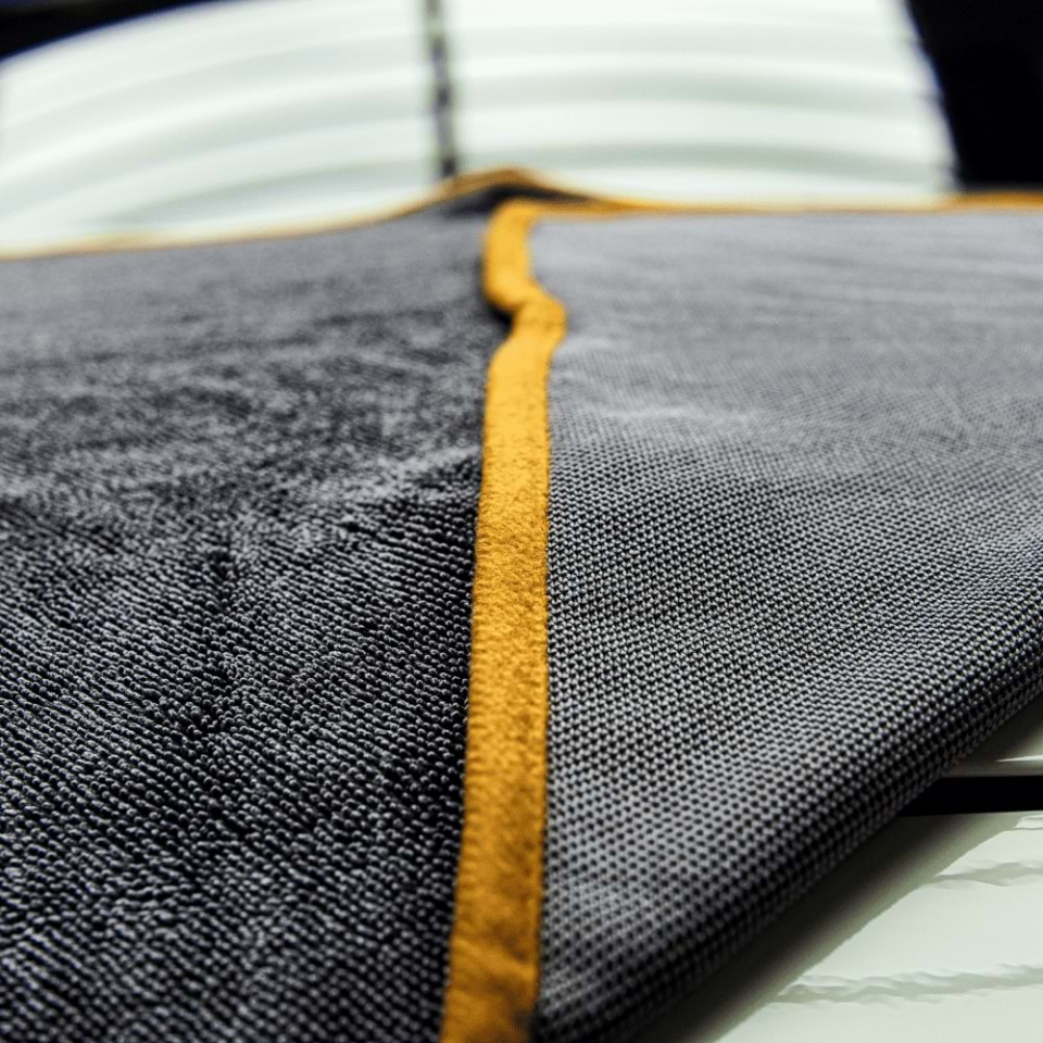 KLIN Drying Zero HD Mikrofiber Kurulama Havlusu 800 GSM Gri 80x50 cm