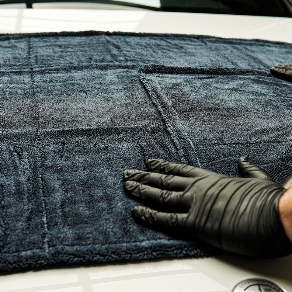 KLIN Drying Duo Çift Taraflı Kurulama Havlusu 1200 GSM Lacivert 70x45cm