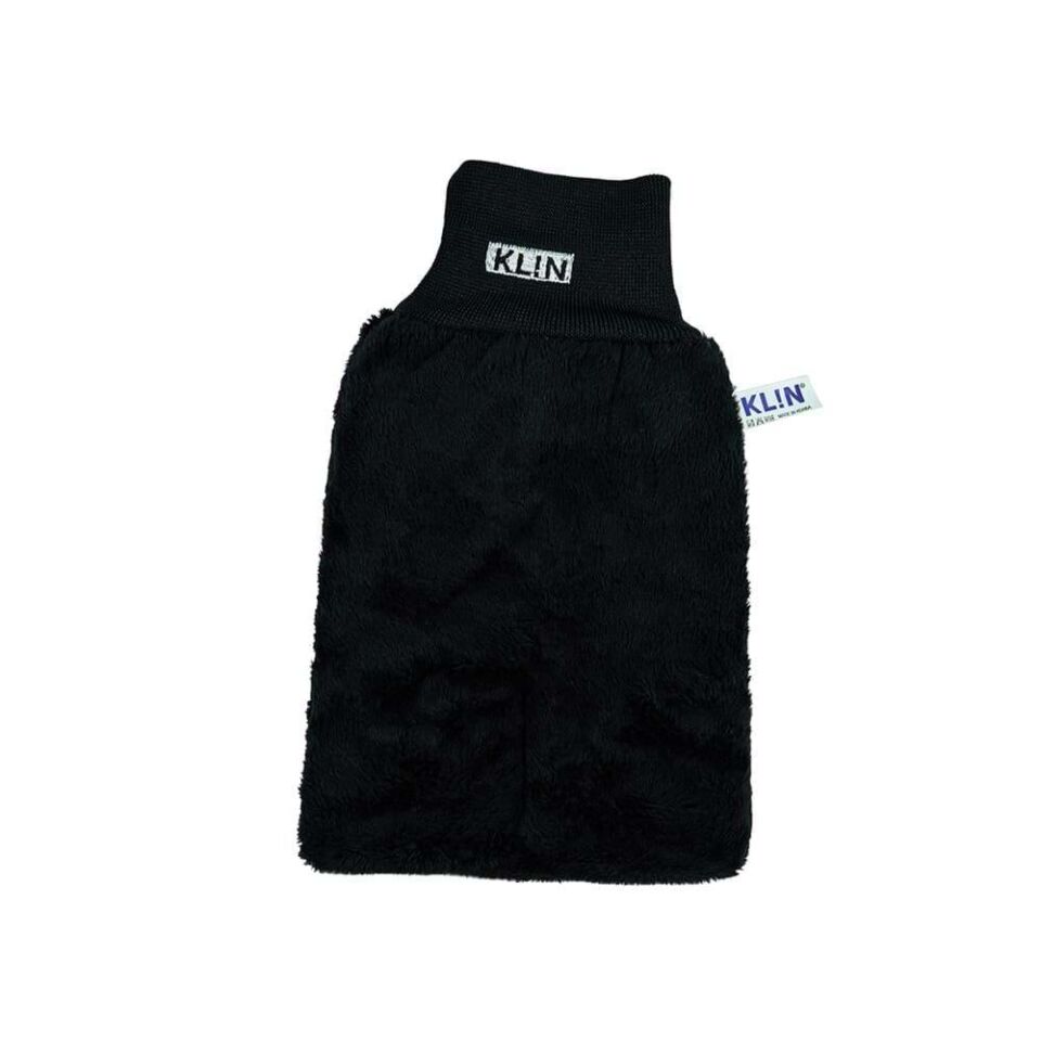 KLIN Softy Mitt Yumuşak Tüylü Araç Yıkama Eldiveni Siyah 20x16 cm