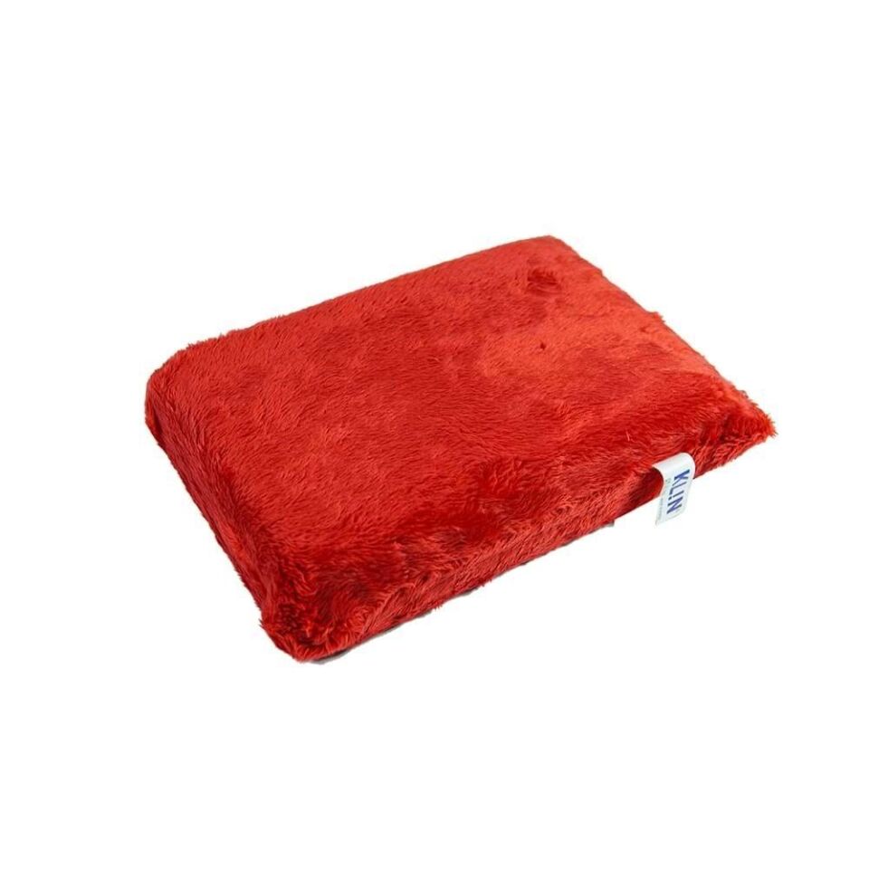 KLIN Softy Wash Pad Yumuşak Tüylü Araç Yıkama Padi Kırmızı 22x14 cm