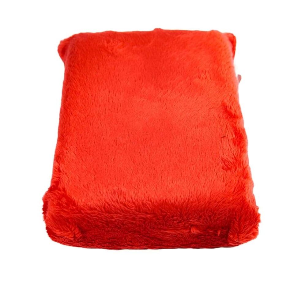 KLIN Softy Wash Pad Yumuşak Tüylü Araç Yıkama Padi Kırmızı 22x14 cm