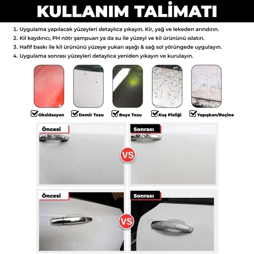 MG PS Yüzey Temizleyici Kil Hamuru Orta Sert Mavi 100 gr
