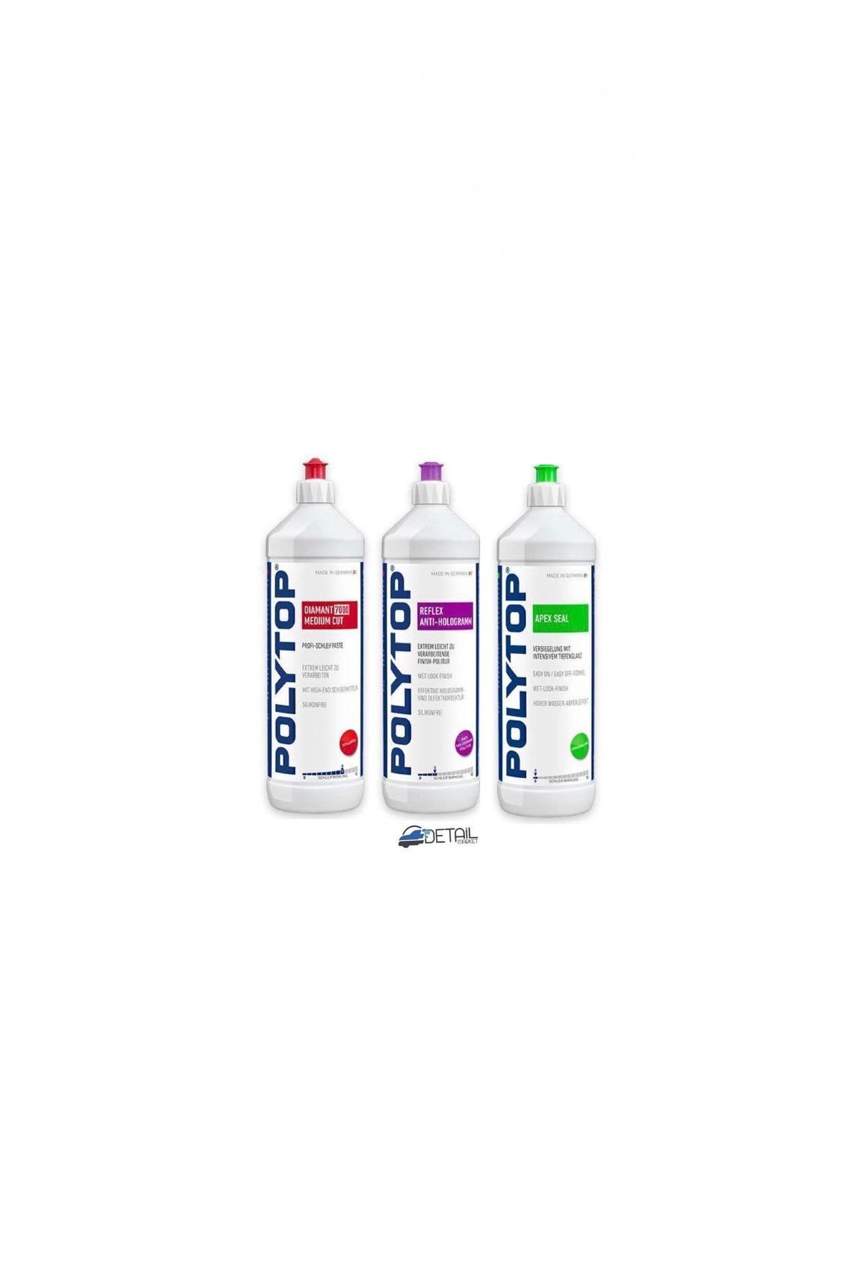 Polytop 5000 İnce Pasta Reflex Hare ve Apex Boya Koruma Seti 1 lt