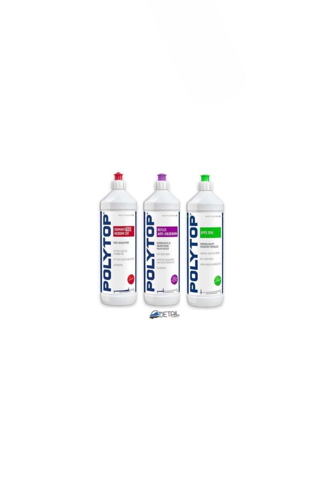 Polytop 5000 İnce Pasta Reflex Hare ve Apex Boya Koruma Seti 1 lt