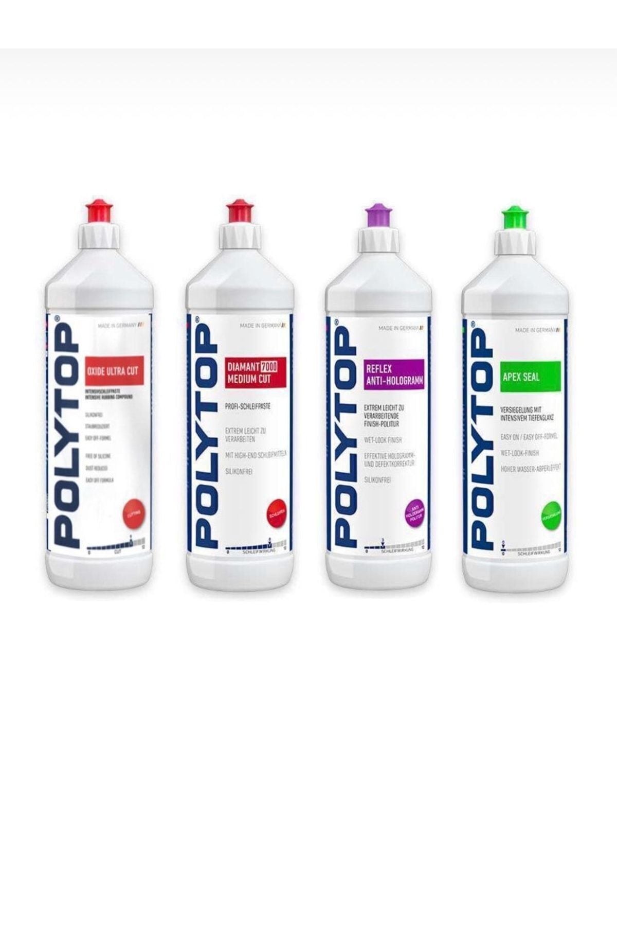Polytop Oxide Ultra Kalın 5000 İnce Pasta Reflex Hare Apex Boya Koruma Seti 1 lt
