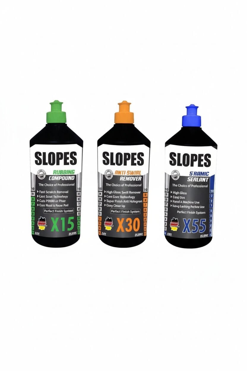 Slopes X15 İnce Pasta X30 Hare ve X55 Boya Koruma Seti 1 LT