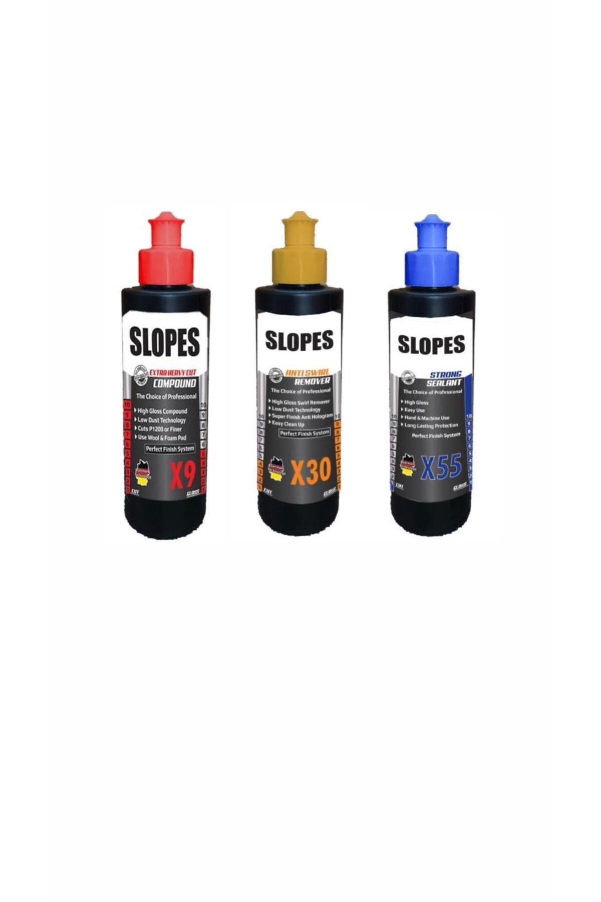 Slopes X9 Extra Kalın X30 Hare ve X55 Boya Koruma Seti 250 ml