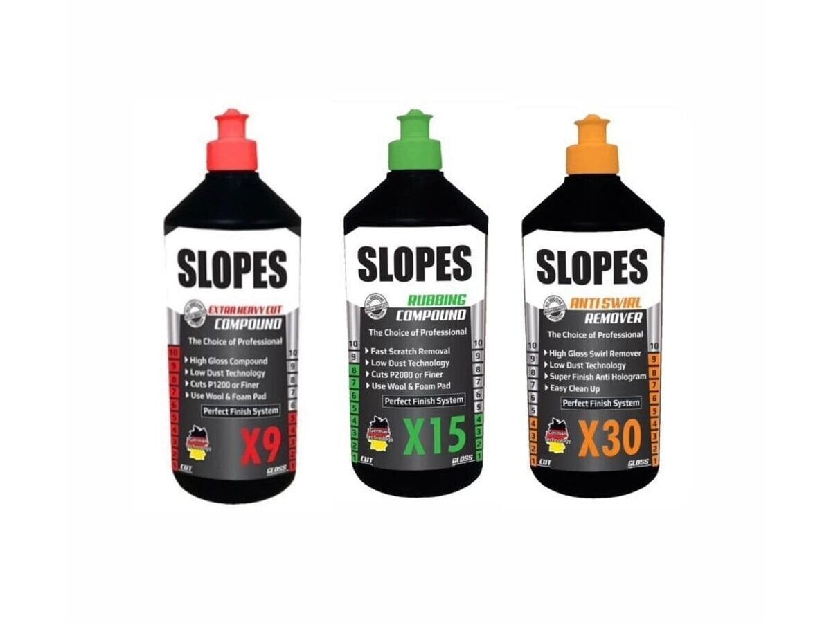 Slopes X9 Extra Kalın X15 İnce Pasta X30 Hare Giderici Seti 1 LT