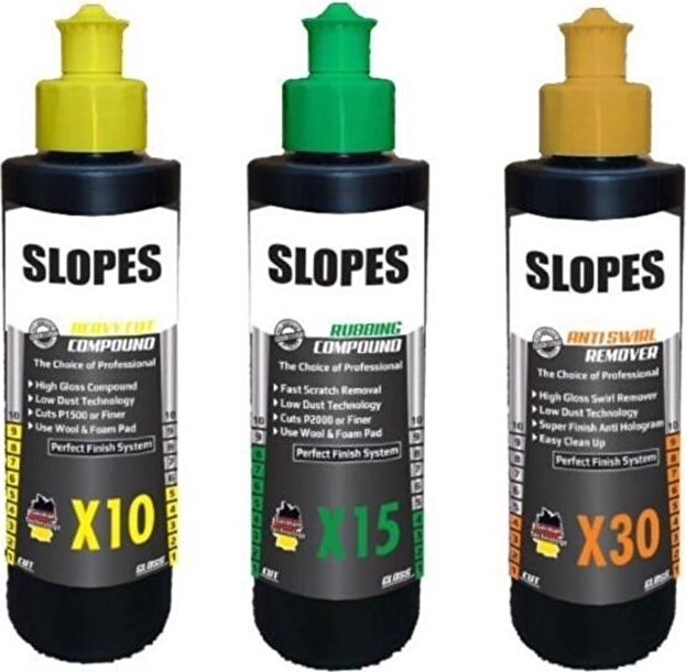 Slopes X10 Kalın X15 İnce Pasta X30 Hare Giderici Seti 250 ml
