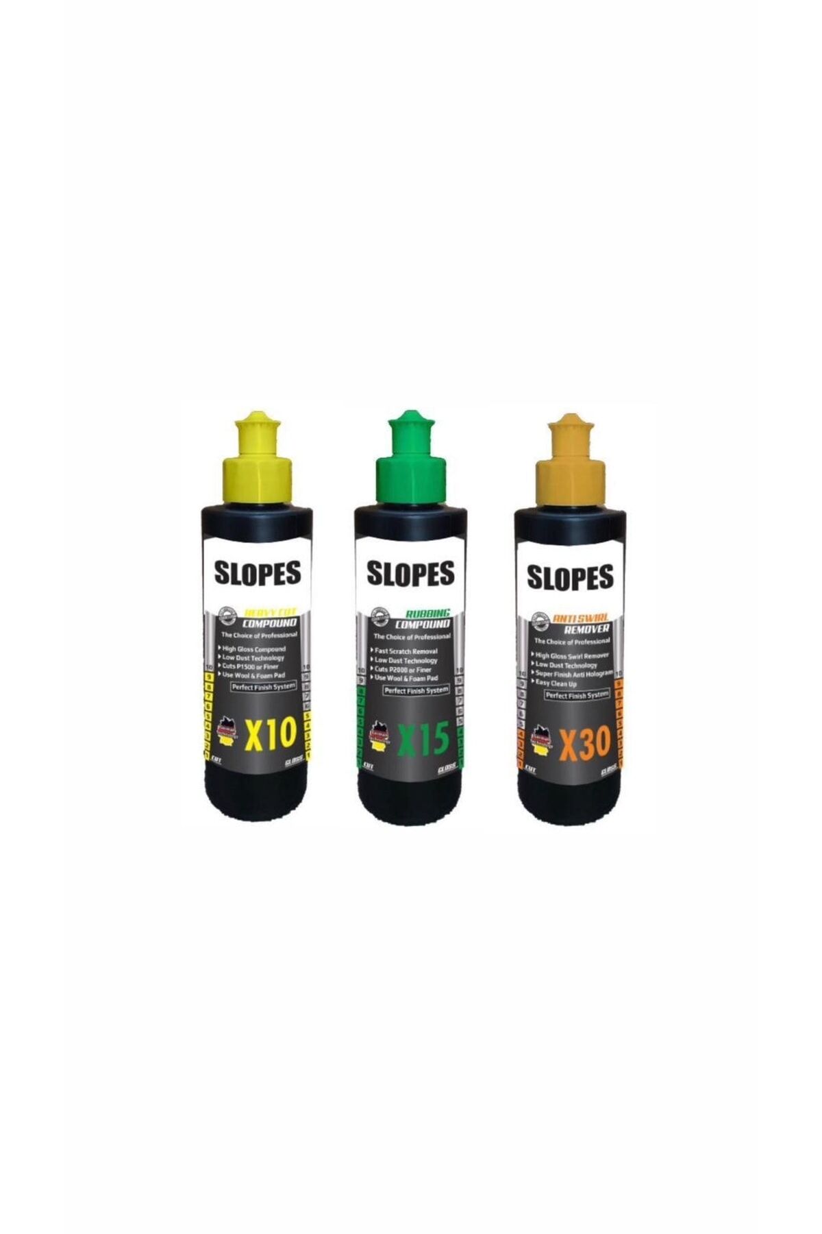 Slopes X10 Kalın X15 İnce Pasta X30 Hare Giderici Seti 1 LT