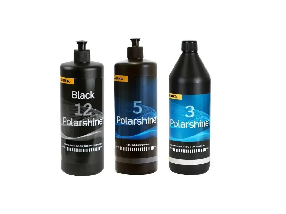 Mirka 12 Siyah İnce Pasta 5 Hare Giderici 3 Boya Koruyucu Wax 1 lt