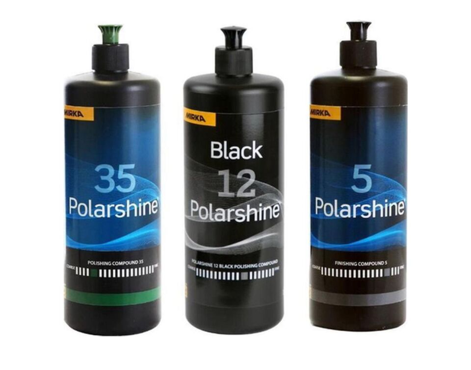 Mirka 35 Kalın Pasta 12 Siyah İnce 5 Hare Giderici Set 1 lt