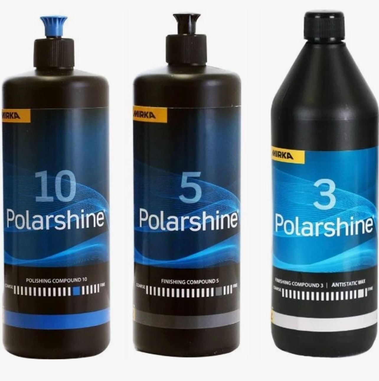 Mirka 10 İnce Pasta 5 Hare Giderici ve 3 Boya Koruyucu Wax 1 lt