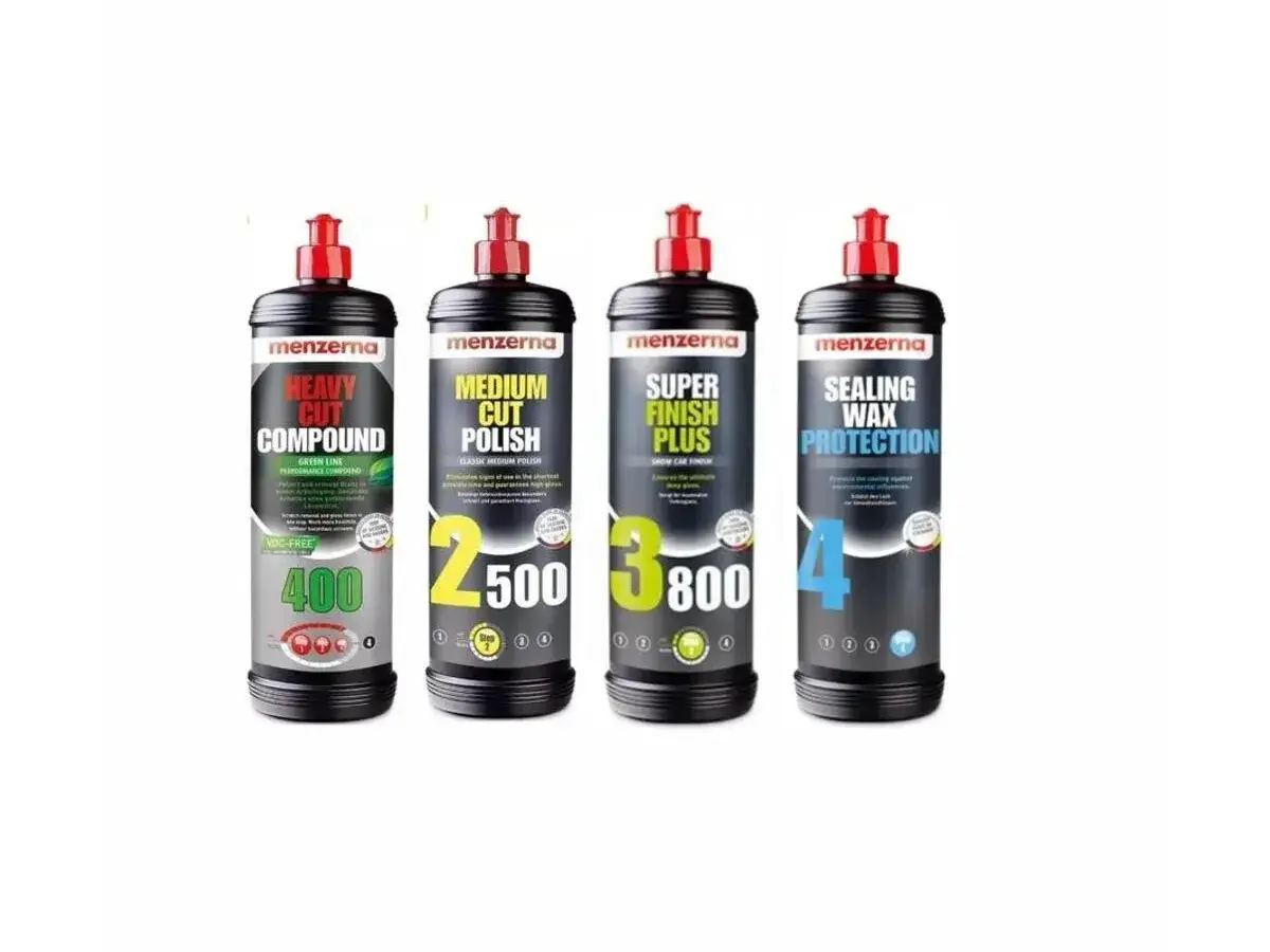 Menzerna Yeşil 400 2500 3800 Sealingwax Pasta Hare ve Boya Koruma Seti 1 lt