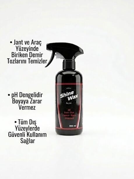 Shine Wax IR İron Out Demir Tozu Temizleyici 500 ml