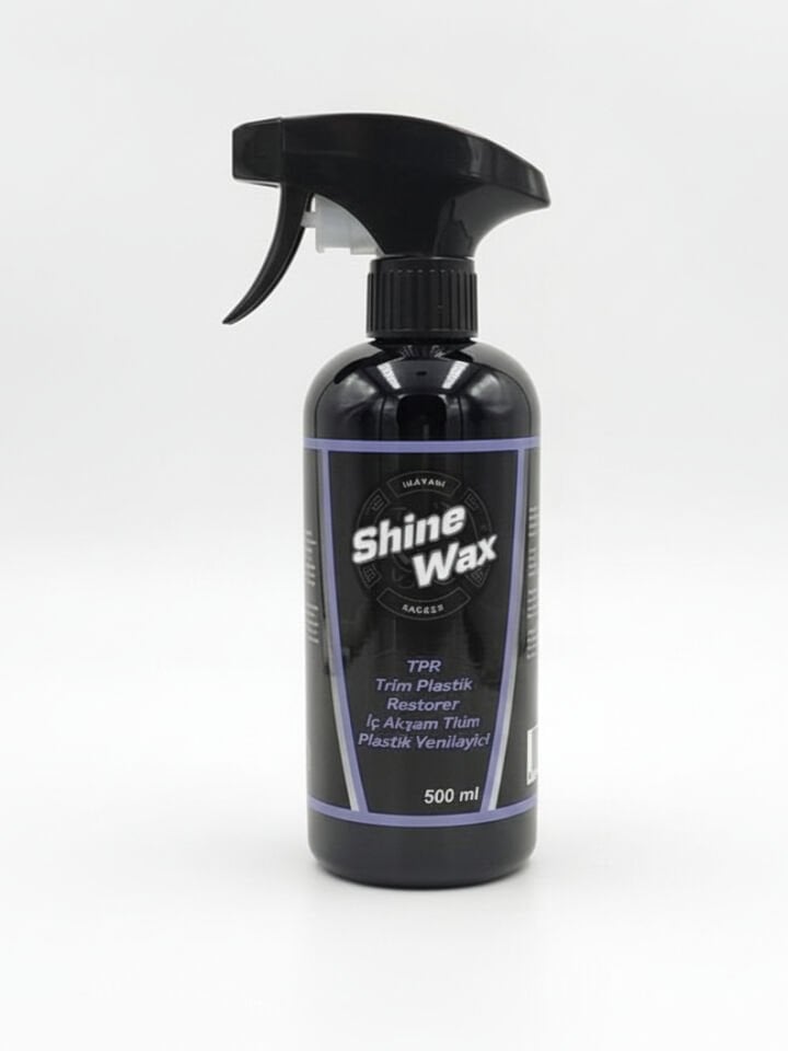 Shine Wax TPR İnterior Trim Plastic Restorer İç Aksam Trim ve Plastik Yenileyici 500 ml