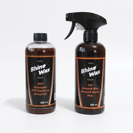 Shine Wax PPF Şampuan & Seramik Sprey Wax 500 ml 2'li Set