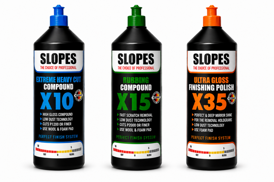 Slopes X10 Kalın X15 İnce Pasta X35 Hare Giderici Seti 1 lt